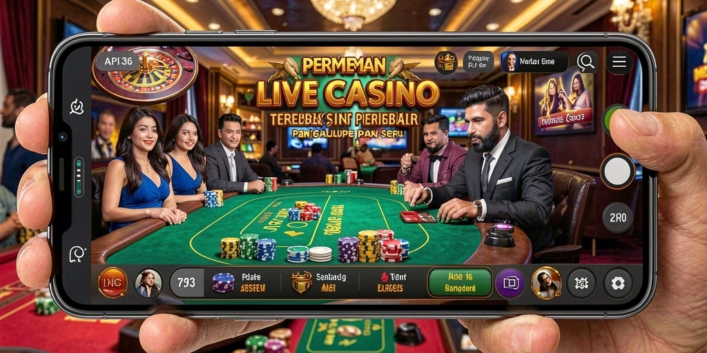 Gameplay Live Casino yang mendebarkan dan interaktif di API36.