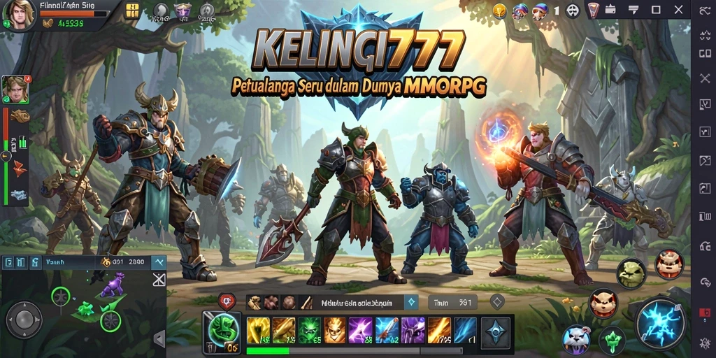 Tampilan gameplay KELINCI777 yang seru dan menarik dalam dunia MMORPG.