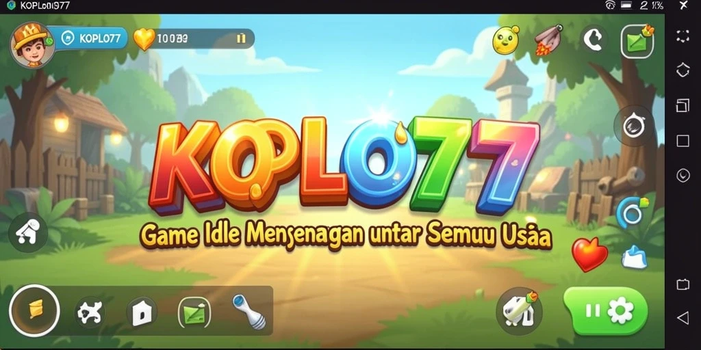 Tampilan menarik dari gameplay KOPLO77 yang santai.