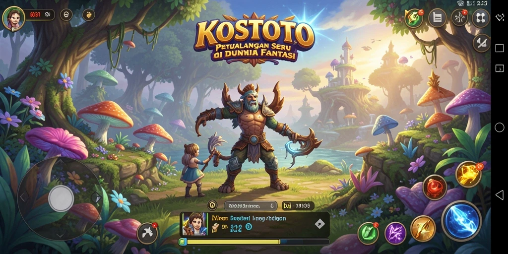 Tampilan menakjubkan dari gameplay KOSTOTO yang mengasyikkan.