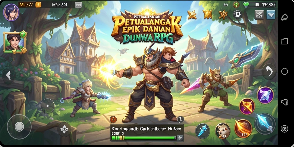 Gameplay seru dengan grafis memukau di MT777.