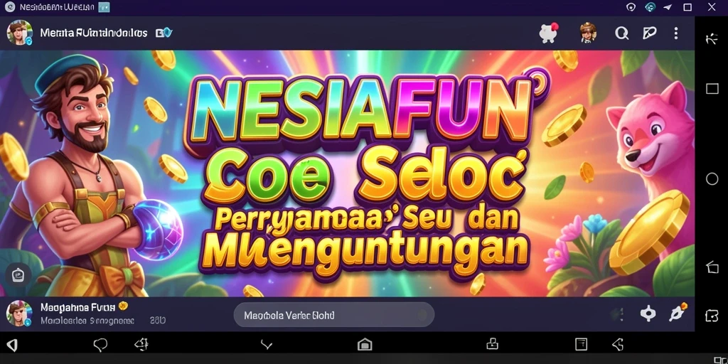 Tampilan screenshot gameplay slot dari NESIAFUN yang menggembirakan.