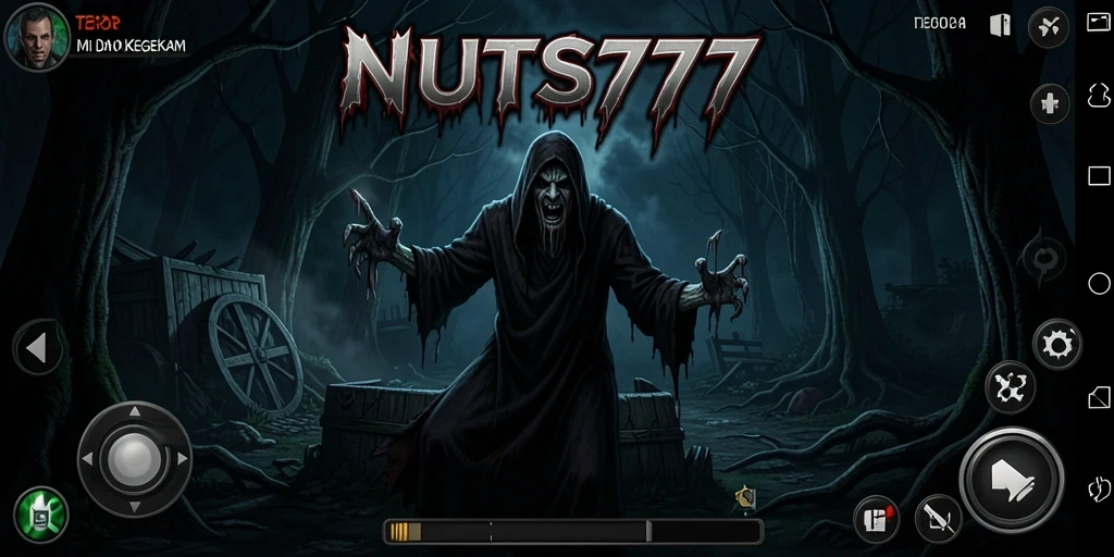 Gameplay NUTS777 yang menegangkan dan penuh kengerian.