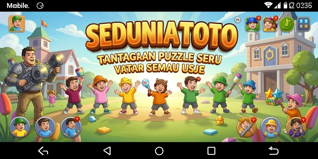 Gameplay menarik SEDUNIATOTO dengan berbagai teka-teki yang menantang.