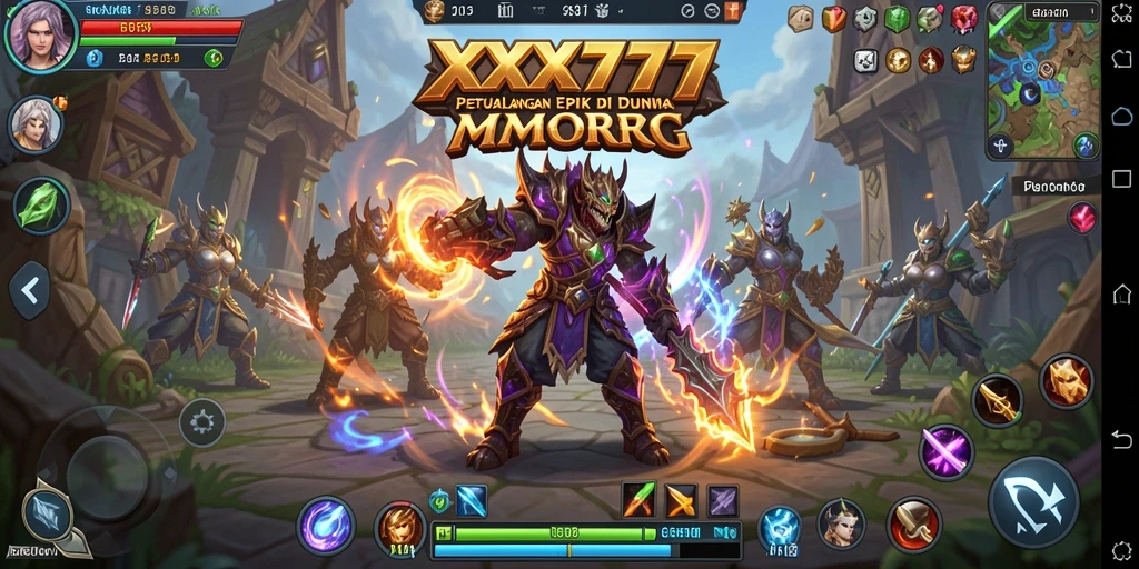 Tampilan gameplay XXX777 yang penuh aksi dan petualangan.