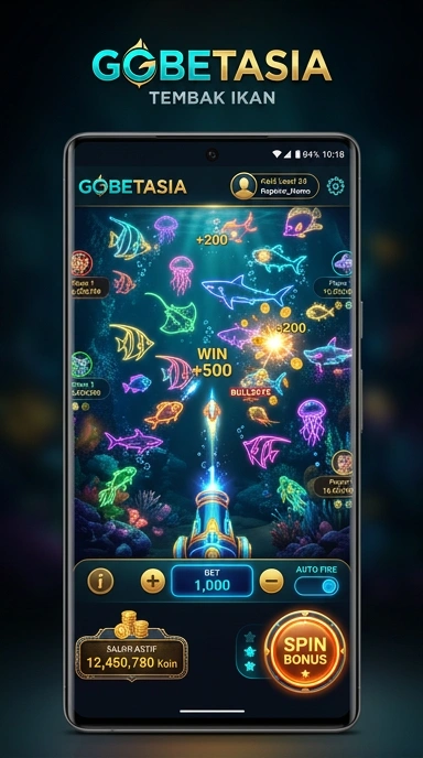Tampilan aplikasi gobetasia yang menarik dan mudah dinavigasi.